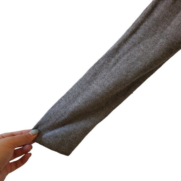 Soft Surroundings Miranda Wrap Cardigan Sweater Small Gray Wool Blend Envelope - Picture 4 of 10